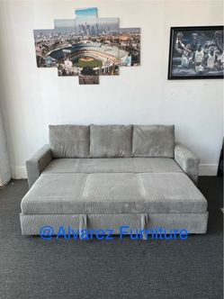 Corduroy sofa bed