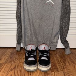 2011 Jordan 3s Black Cement 