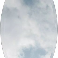 American Pride 952 Beveled Edge Oval Bathroom Mirror Frameless