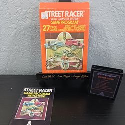 Atari 2600 Street Racer 1977 - Complete In Box CIB with Manual - Vintage Retro