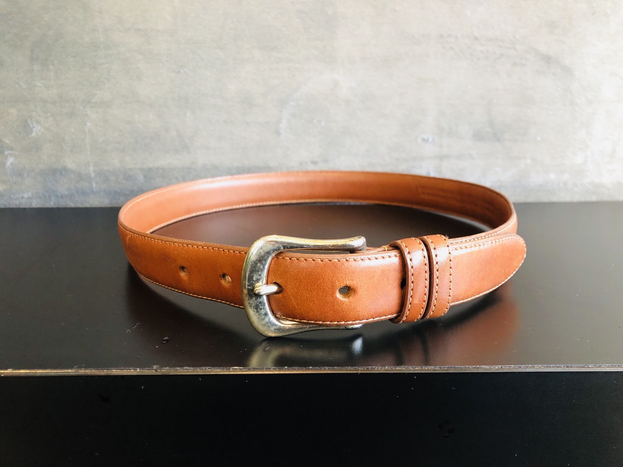 Tan Womens Coach Belts Coach Leather Belt Womens 32” British Tan
