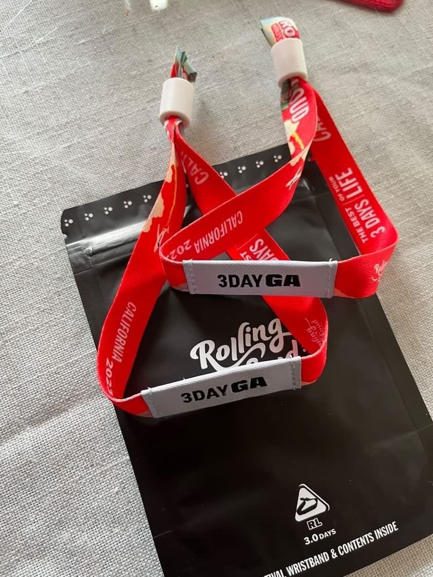 2 GA 3-DAY RL TICKETS FOR SALE