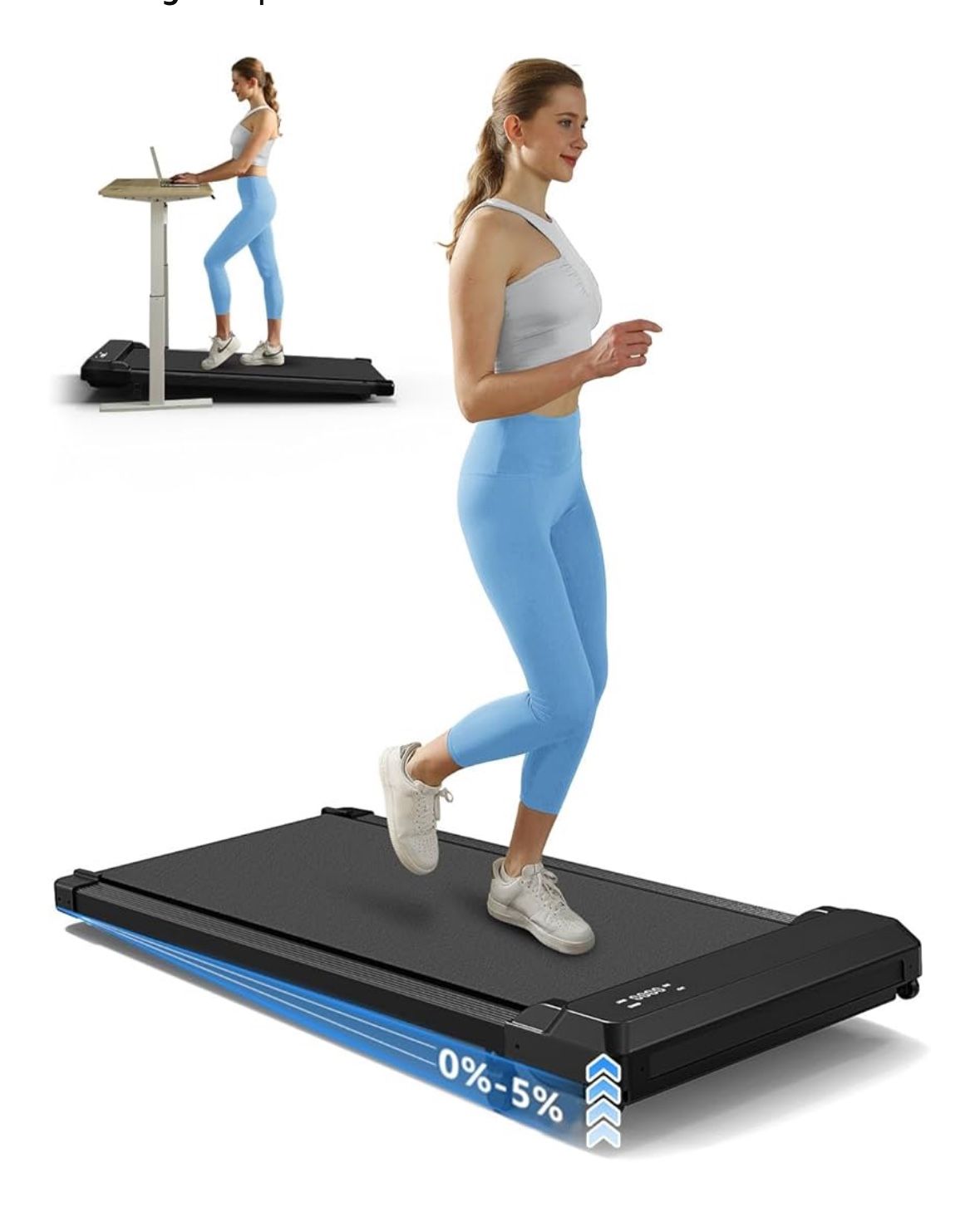 Walking Pad Treadmill with Incline