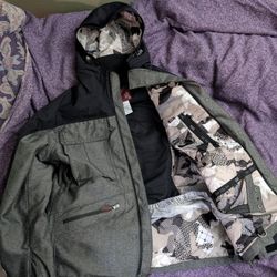 555 Triple Nickel snow pant/jacket set (men's medium, black/grey)