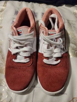 Fila Low-Top Sneakers Pink Suede