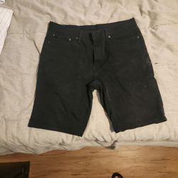 Black Levi's Jean Shorts