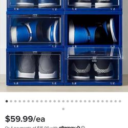 Drop-Front Shoe Box Case of 6

