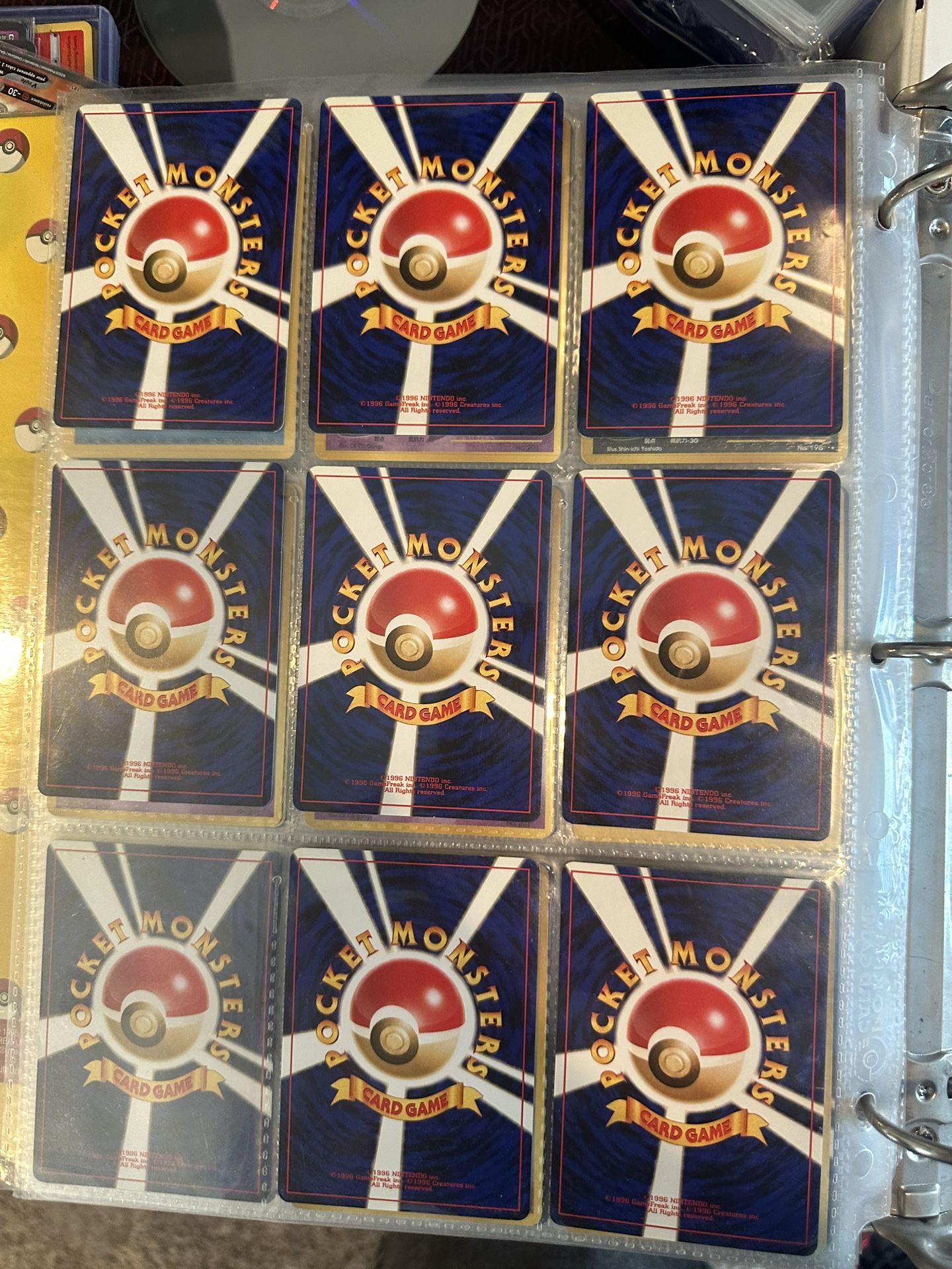 Old school Pokemon Binder