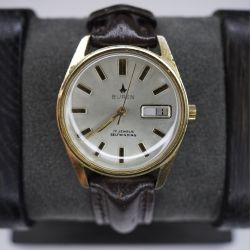 Vintage Buren Automatic Day-Date 17J Swiss 35mm Series 9(contact info removed)/12D Runs