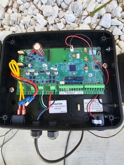 Mighty Mule Gate Opener Control Board in Enclosure
