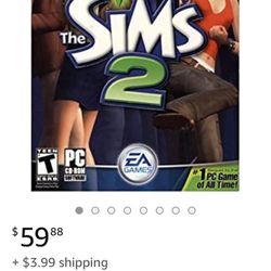 The Sims 2 PC CD ROM Software