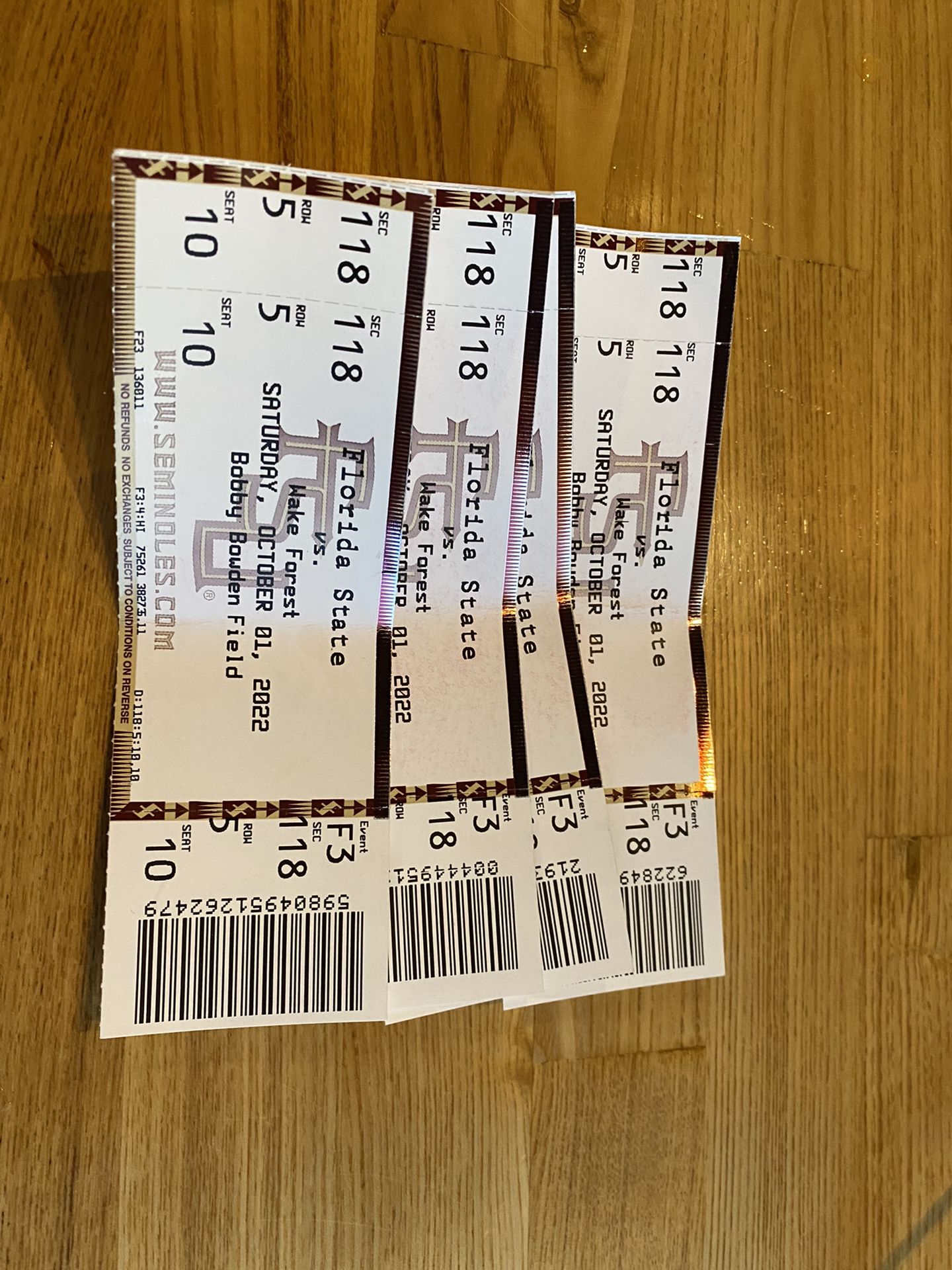 Florida St. Tickets vs. Wake Forest