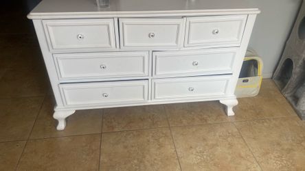 White dresser