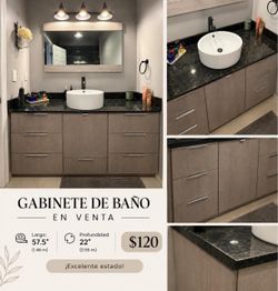 Bathroom vanity and sink