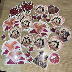 High Quality Custom Water Proof Stickers Valentines Stickers 