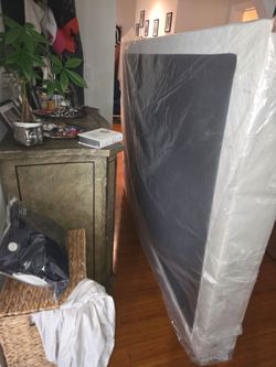 Queen Bed Frame & Mattress