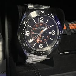 Hamilton Kahki Aviation GMT Date Designer Luxurious Sport Watch, Reloj