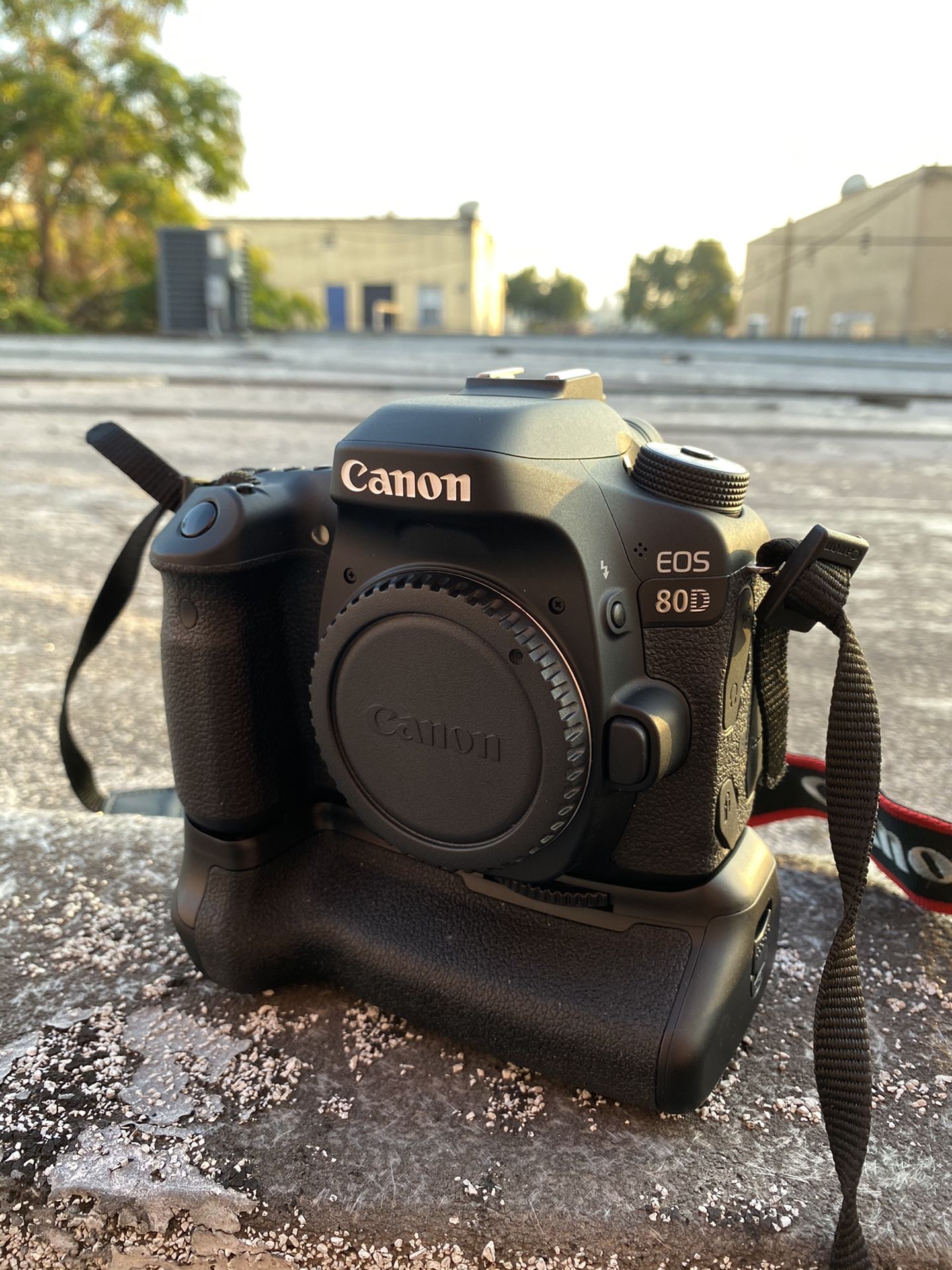 Canon 80D body only. Low shutter count