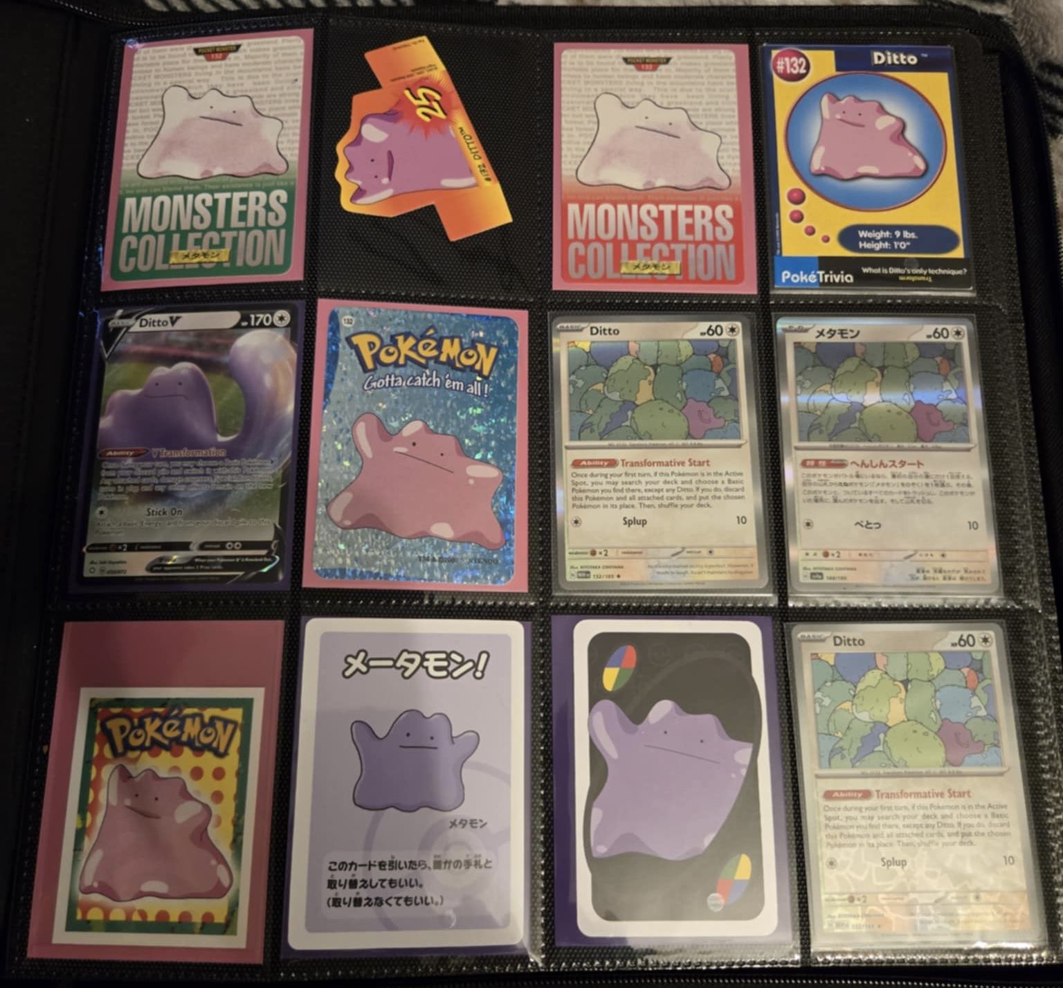 Ditto Pokemon Cards Singles