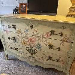 Antique Dresser &  Night Stand