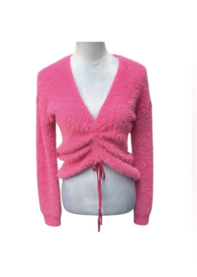 New Pink Fluffy Sweater