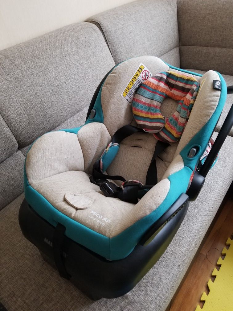 Maxi-Cosi Mico AP Infant Car Seat, Bohemian Blue, 0-12 Months