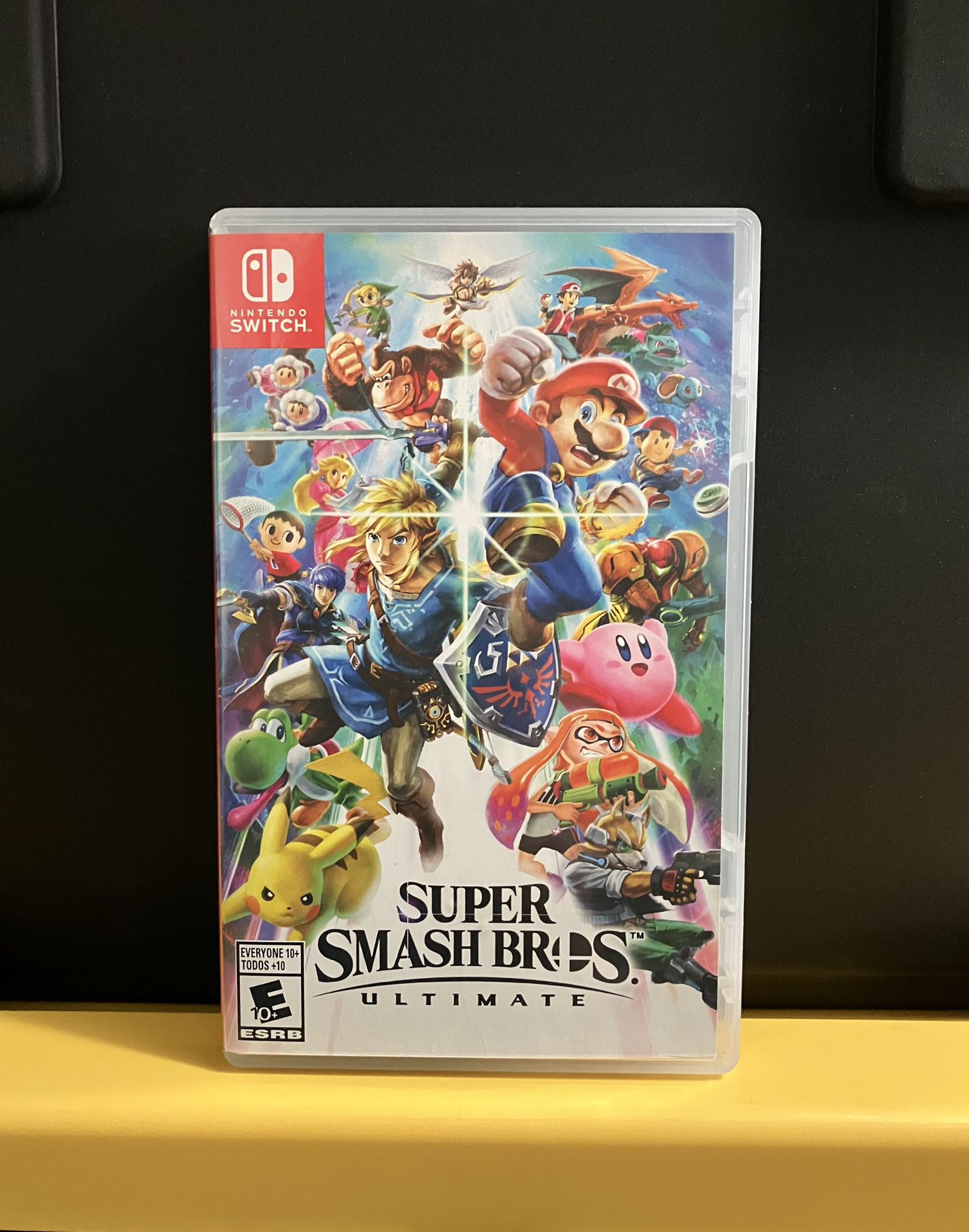 Super Smash Bros Ultimate for Nintendo Switch video game console system like new Mario brothers lite light COMPLETE