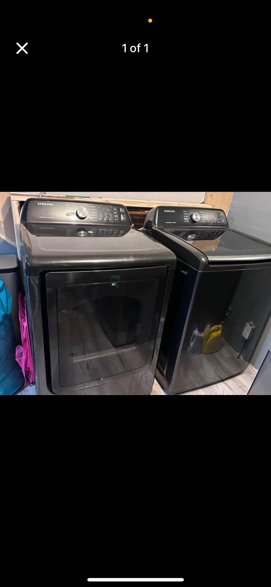 Samsung Gas Dryer And Washer Set