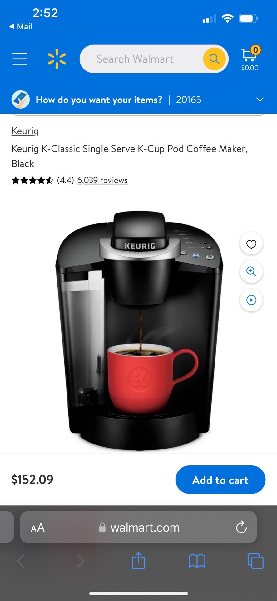 Keurig K-Classic Coffee Maker Single Serve K Cup Pod