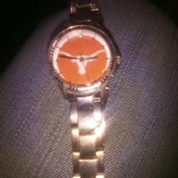 Stainless Steel Women's Longhorn Watch Game Time Series 