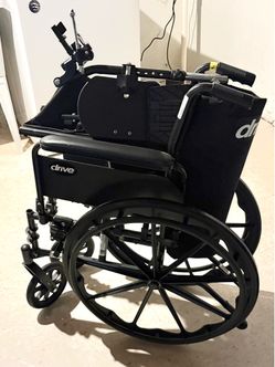 Wheelchair, Walker With Platform, And Medical Shower Chair