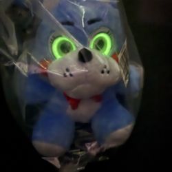 Five Nights at Freddy’s Toy FNAF Plush Jazwares 8” Glow-in-The-Dark Eyes BONNIE