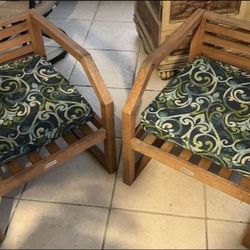 safavieh teak wooden chairs