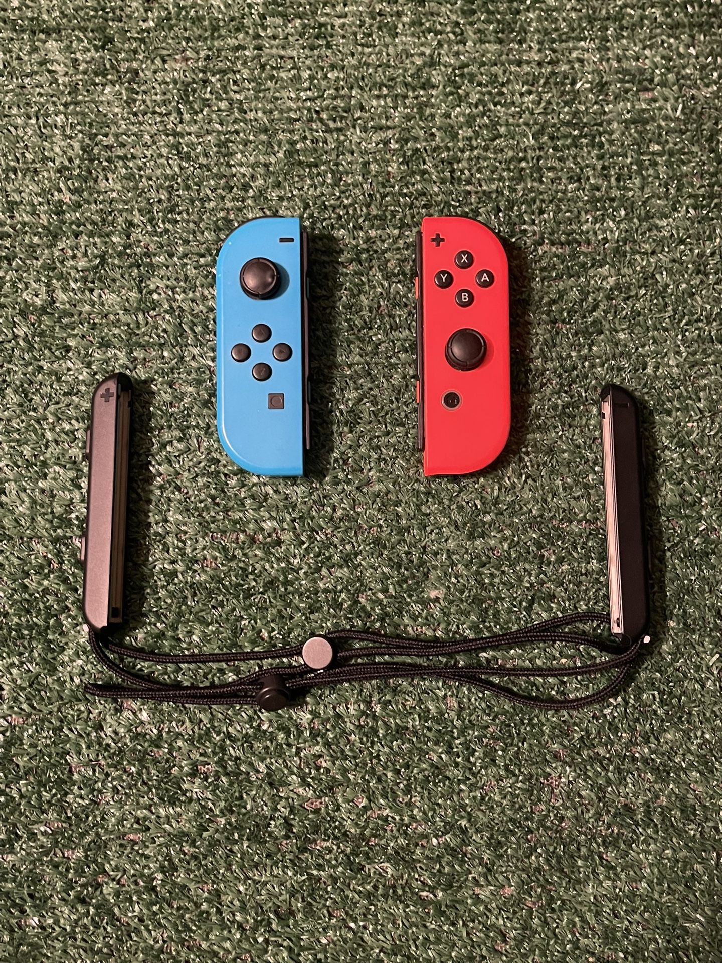 Nintendo Switch Joy-Con Pair Neon Red & Neon Blue OEM Tested & Works Fast Ship!