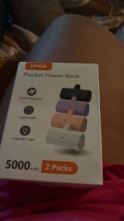 UPEB Pocket Power Bank 5000mAh 2-Pack
