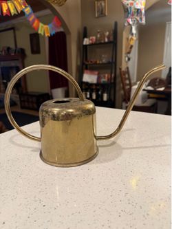 Vintage Brass Watering Can – Made in India