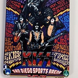 Kiss Concert Poster Keychain 