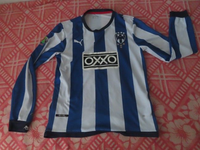 puma drycell jersey Rayados de Monterrey Long Sleeve Size L  #13