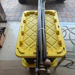 A Lot Of Curtain Rods