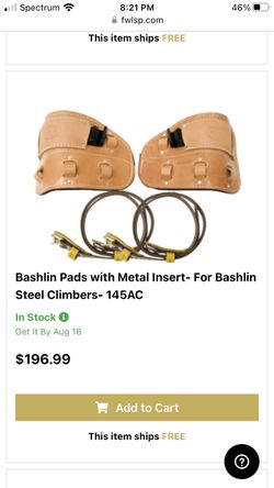 Bashlin Climbing Gaff Pads