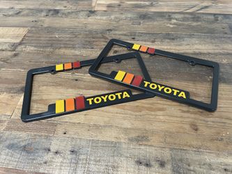 (2) Toyota Tacoma TRD Off Road License Plate Frames.  Both in Excellent Condition. Price for both together only.