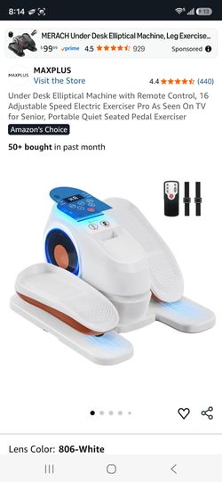 New under desk elliptical