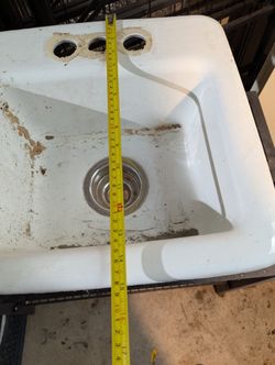 ELJER Vintage Sink 15"x15" Drop In