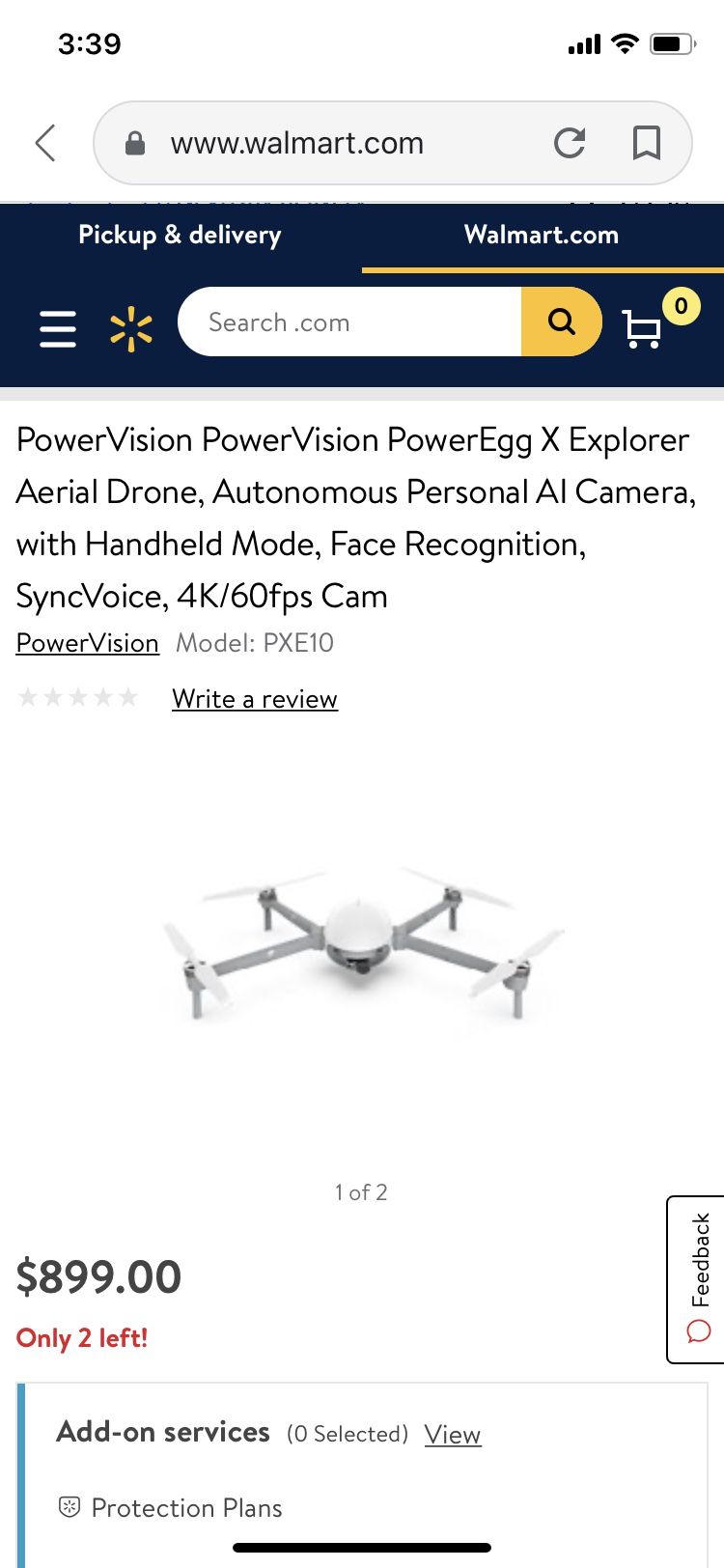 Poweregg X Explorer Drone/Camera