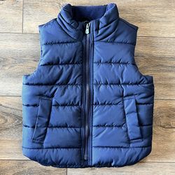 Like New! GAP Kids Toddler Boys Puffer Vest 3T/3 Navy