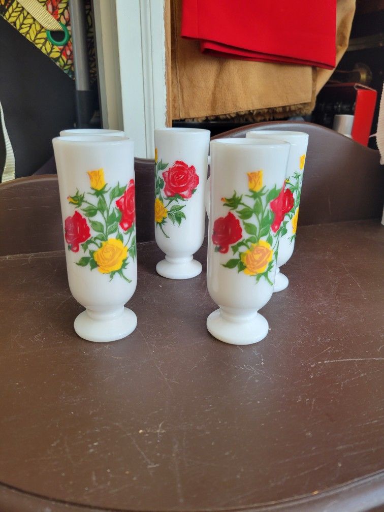 Milk Glass Vases