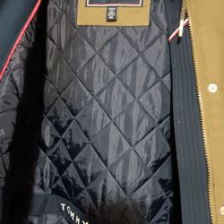 Tommy Hilfiger olive green women's spring coat