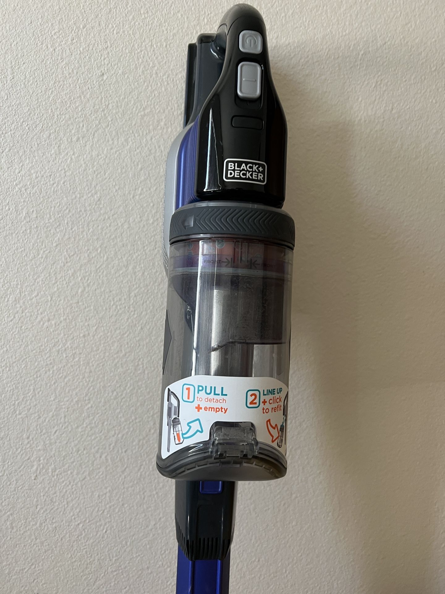 BLACK+DECKER BSV2020P Purple Cordless Stick Vacuum Cleaner for sale online