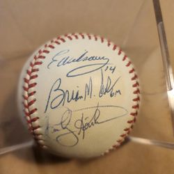 2001 New York Yankees Autographed Baseball