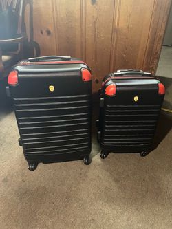 Dejuno Impact Hardside - 2-Piece Spinner Luggage Set, Silver, Black - One Size, Impact Hardside - 2-Piece Spinner Luggage Set, Medium and Small